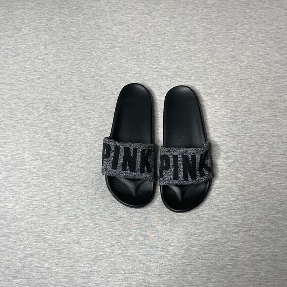 Victoria's Secret PINK Women’s Vintage Logo Stretch Sandal Slides - Picture 3 of 12
